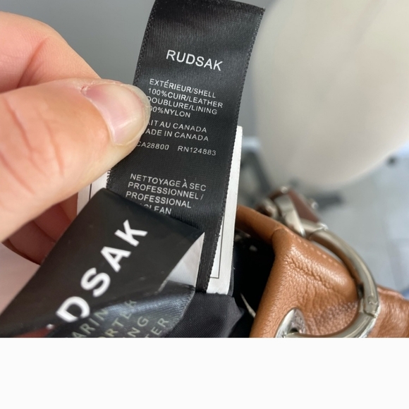 Rudsak Caramel Leather Shoulder Bag - Picture 8 of 10